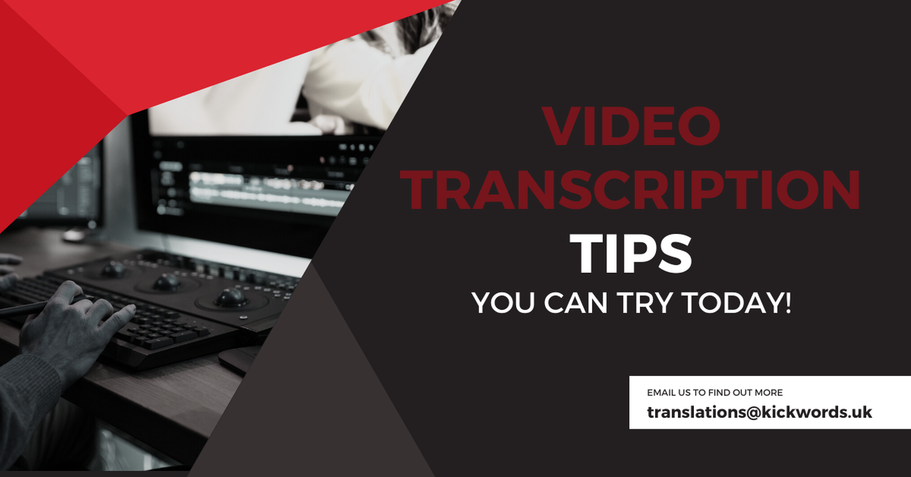 Video Transcription Tips to Try Today